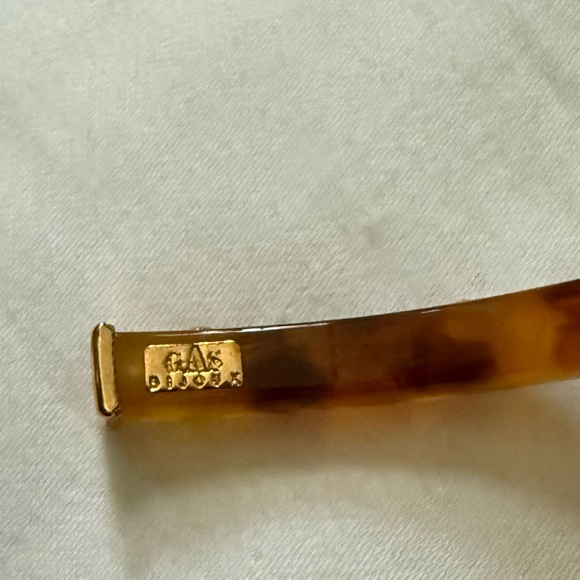 Gas Bijoux large Tortoiseshell hoop Earrings - Picture 6 of 6